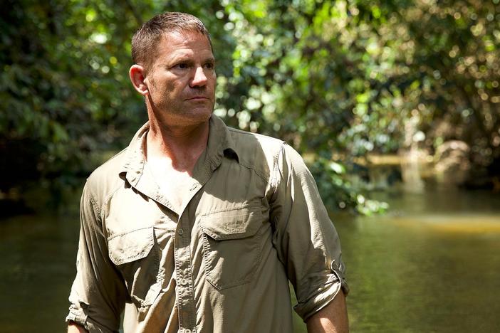 The team spends three days in the jungle searching for caves with their local guide.