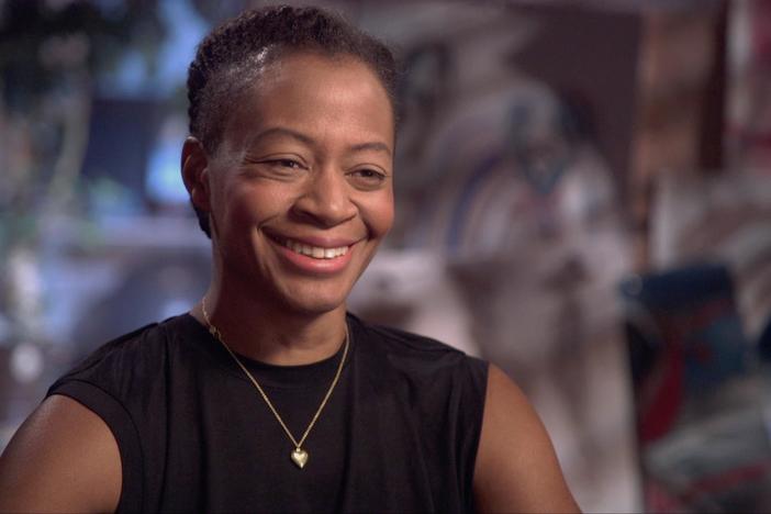 Watch a clip from Finding Your Roots: season three, episode one with Kara Walker.