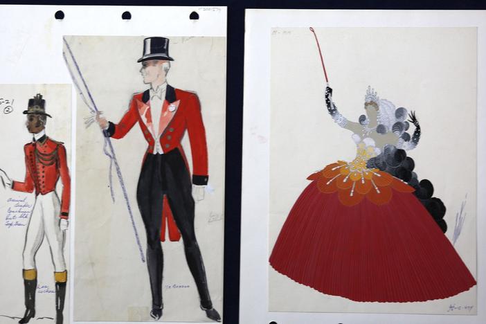 Appraisal: Erté Circus Costume Drawing, ca. 1930