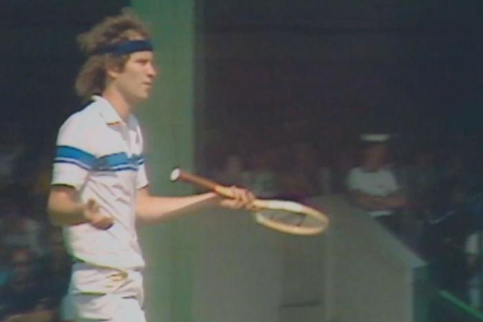 In 1981, a disputed line call gave rise to legendary John McEnroe.
