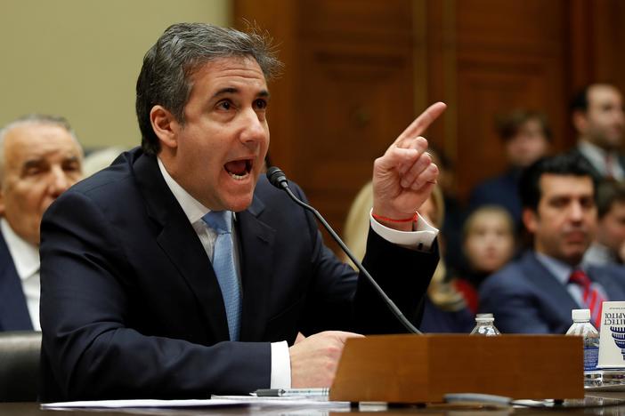 Cohen calls Trump 'a conman' and 'a cheat'