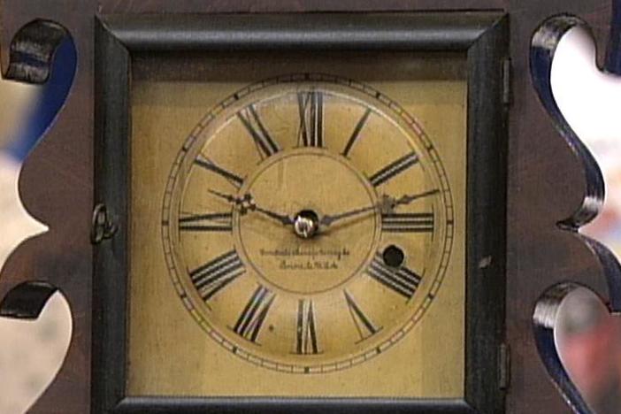 Appraisal: Wall Acorn Clock, from Vintage Hartford.