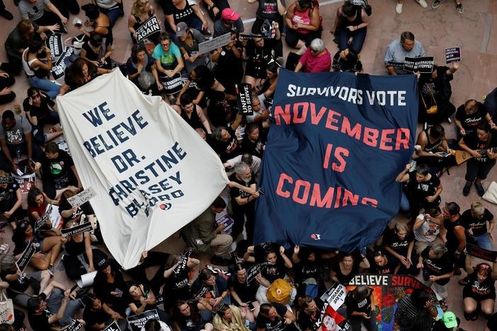 Senate votes to confirm Kavanaugh as hundreds protest at Capitol