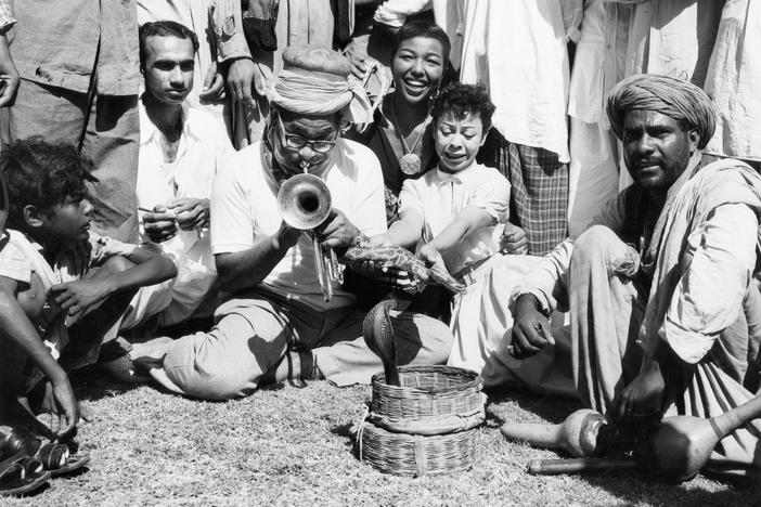Adam Clayton Powell, Jr. teams up with Dizzy Gillespie.