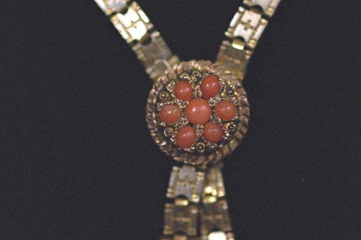 Appraisal: Necklace with Lincoln Provenance, ca. 1865