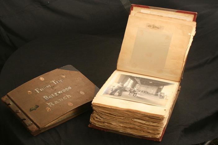 What do these photo albums reveal about the birth of the silver screen?