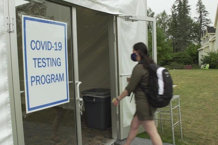 How Maine's Colby College is striving to keep COVID-19 under control