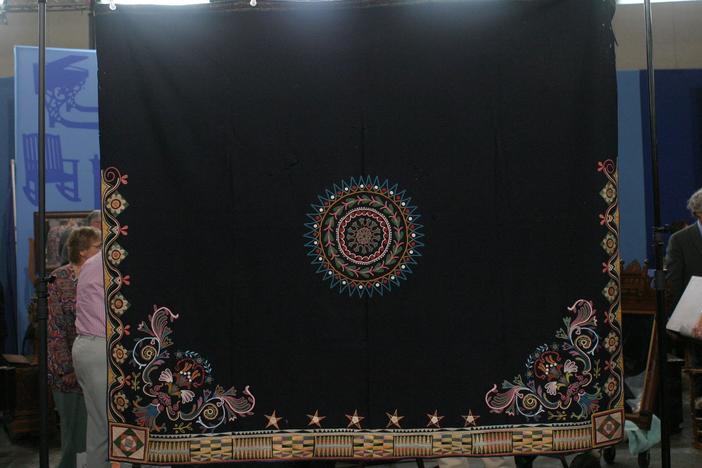 Appraisal: Sioux Woman's Dance Blanket, ca. 1840