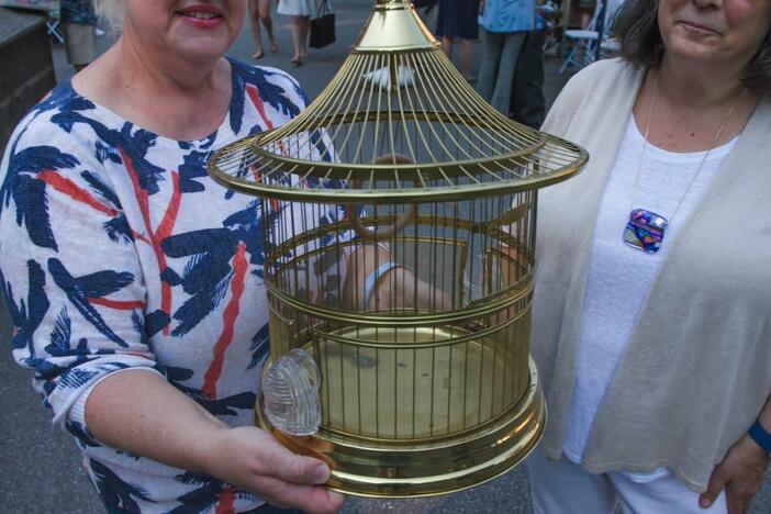 Appraisal: Hendryx Co. Brass Bird Cages, ca. 1930