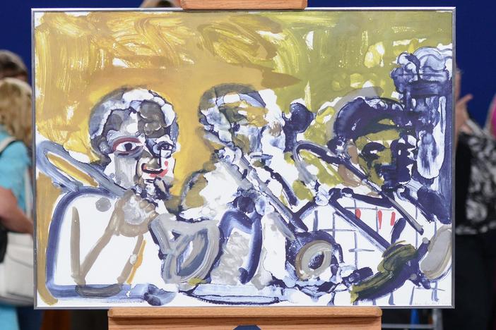 Appraisal: 1979 Romare Bearden Lithograph, from Austin, Hour 3.