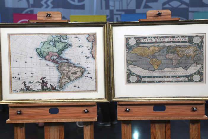 Appraisal: 1671 Schagen Map & Ortelius Map, ca. 1590 from Portland, Hour 1.