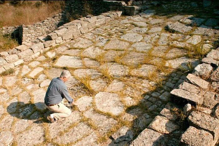 Homer's poems say that Troy stood by the Aegean sea.