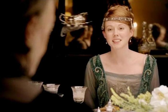 See a scene from Downton Abbey, season 2, episode 1, re-airing Dec. 2, 2012.