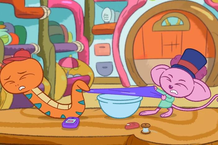 Sammy and Louisa figure out how to make the perfect instruments for the Parranda.