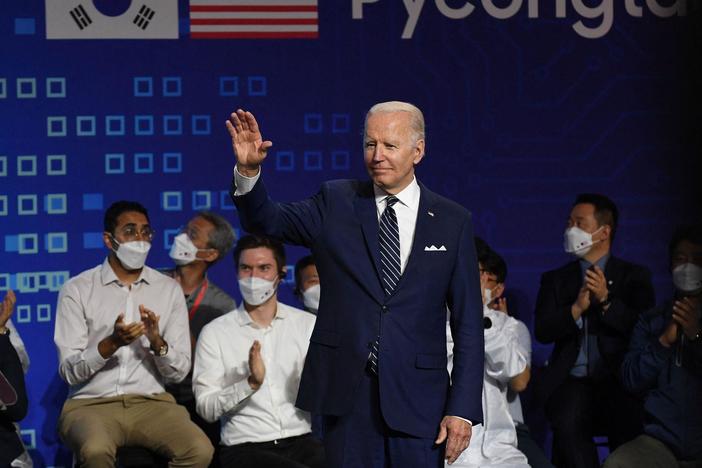 Biden focuses on technology gaps and security during his first trip to Asia as president