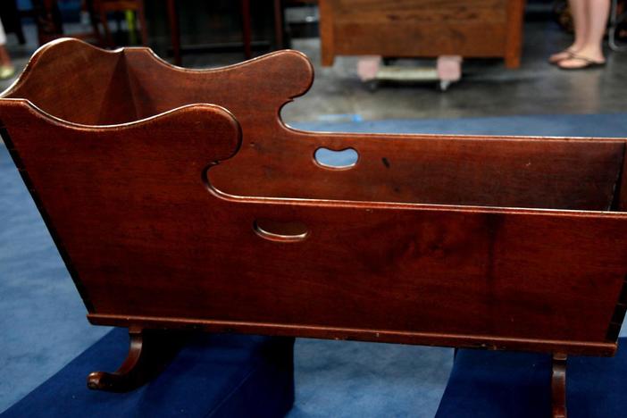 18th-Century American Walnut Cradle from ROADSHOW's Special: Forever Young