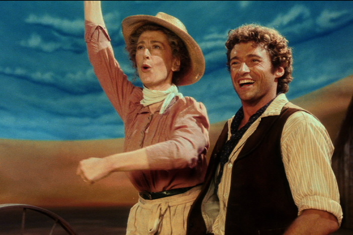 Hugh Jackman sings "The Surrey with the Fringe on Top" in Oklahoma!