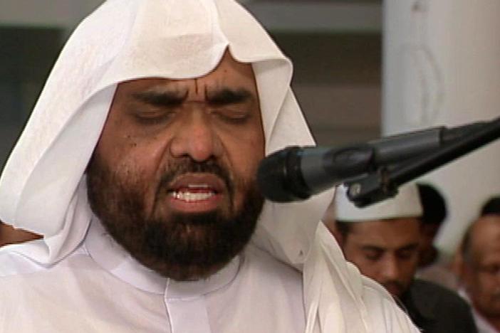 Sheikh Mohammad Alraee has been chanting the Quran from memory during Ramadan.