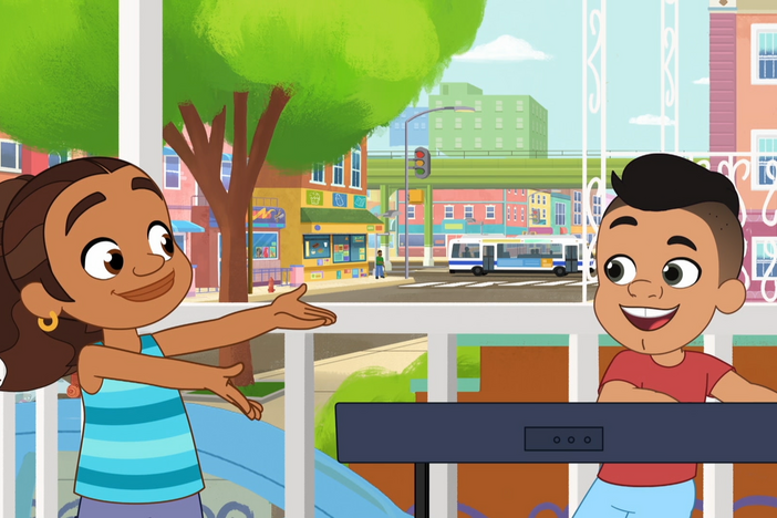 Alma & Eddie sing a new song all about their favorite things in the Bronx.