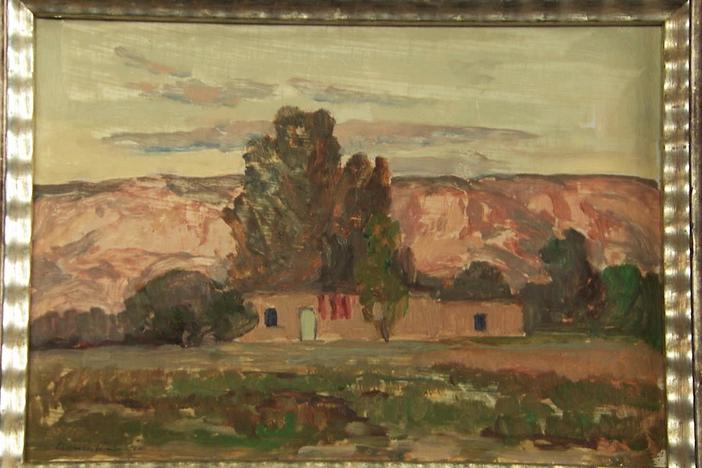 Appraisal: Fremont Ellis Oil on Board, ca. 1929, from Albuquerqu, Hour 3.