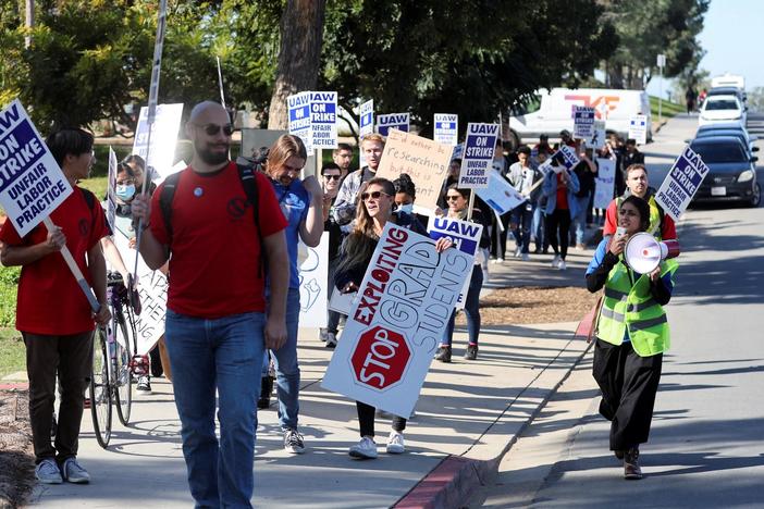 Largest-ever strike by higher education workers disrupts University of California classes