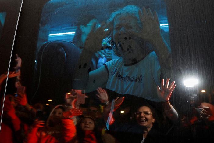 Freed Israeli hostage pleads with Netanyahu and Biden: 'Stop the war and bring them home'