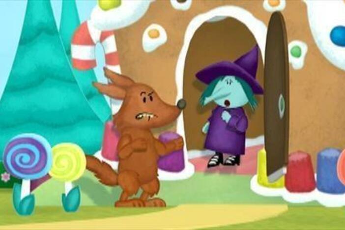A young dragon, eager to find a legend of his own, moves in with The Three Little Pigs.