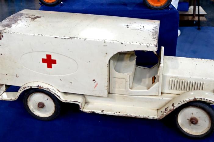Appraisal: Sturditoy Pressed-Steel Trucks, ca. 1925, from Knoxville Hour 1.