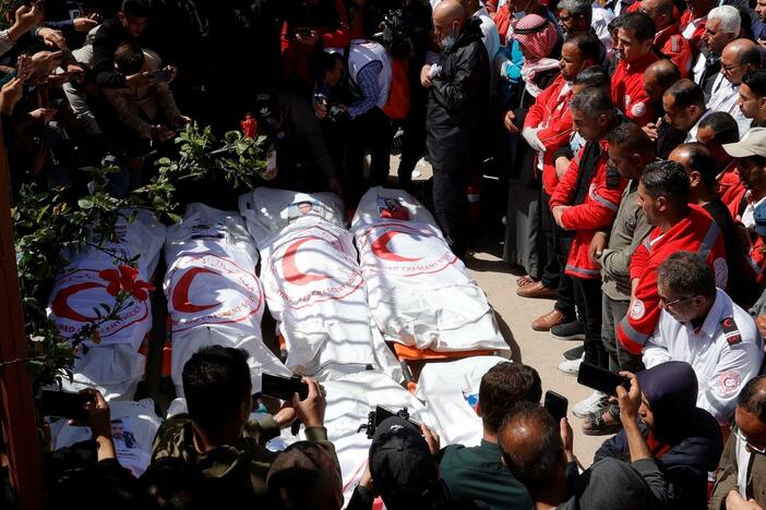 News Wrap: Israeli military changes its account of killing of 15 medics in Gaza