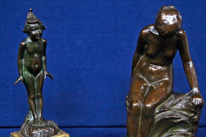 Appraisal: 1920s Edward Berge Bronze Sculptures, from Baltimore Hour 1.