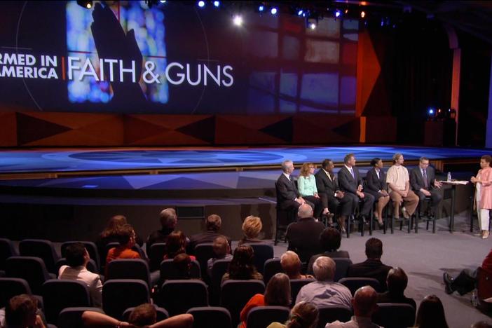 Faith & Guns is a PBS town hall meeting moderated by NPR host Michel Martin.