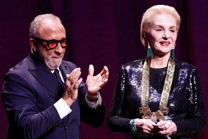 Nina Garcia, Wes Gordon, and more celebrate 2024 Fashion Award Honoree Carolina Herrera.