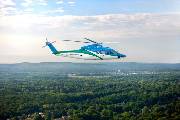 When lifesaving COVID-19 care arrives by helicopter
