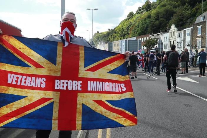 Slowed by pandemic, migrants' passage to UK still drives political backlash