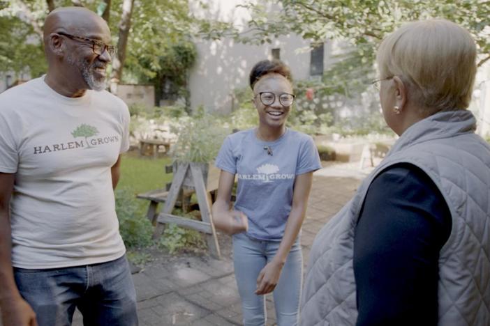 Lidia meets the people behind Harlem Grown, an urban farm in New York City.