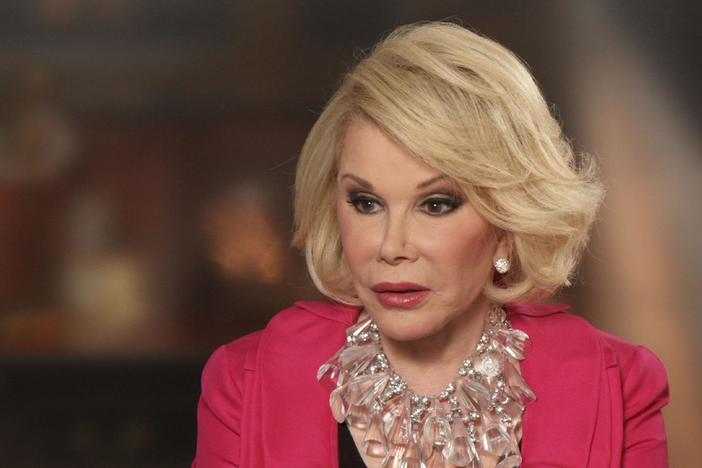 Joan Rivers on why she doesn't like being called a "pioneer."