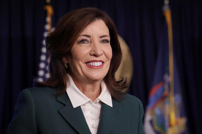 New York Gov. Hochul on recruiting fired federal workers and pushing back against Trump