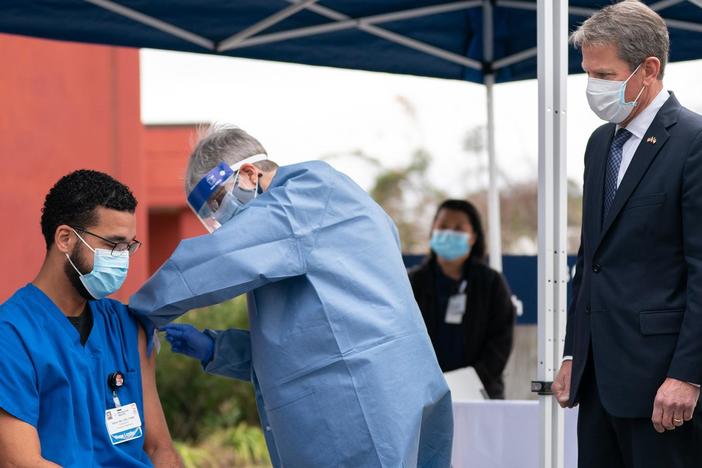 COVID-19 cases rise in Georgia, as some health care workers resist vaccinations