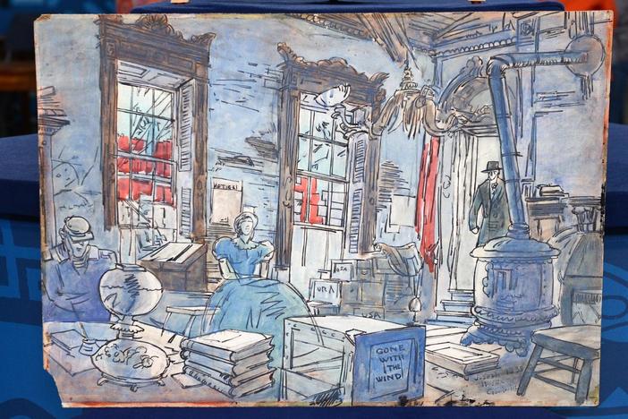Appraisal: "Gone With The Wind" Sketches, ca. 1939, from Spokane Hour 2.