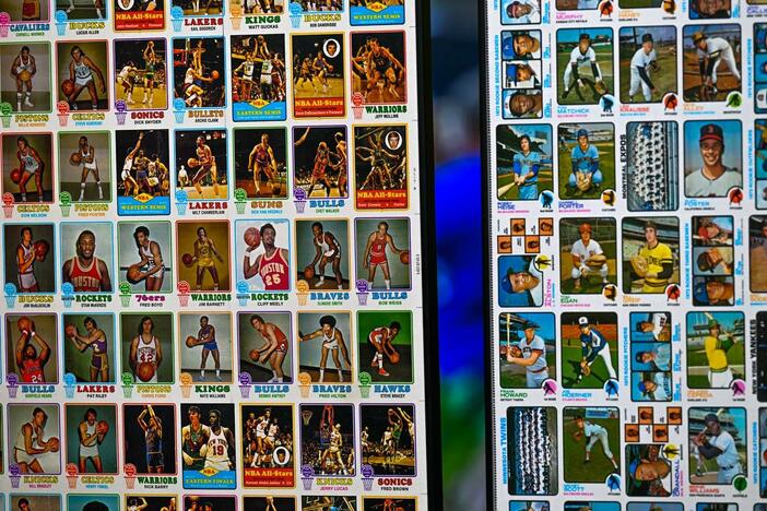 Appraisal: 1973 Topps Uncut Card Sheets