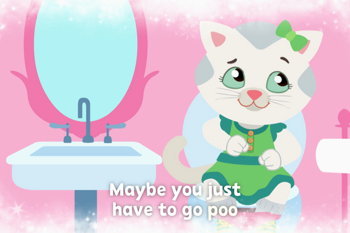 Sing along with Daniel Tiger as he sings about how everyone uses the potty.