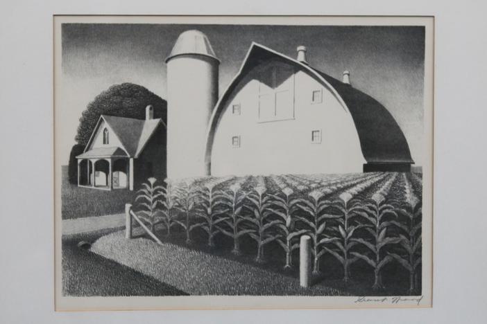 Appraisal: Grant Wood Lithograph, from Omaha Hr 1.