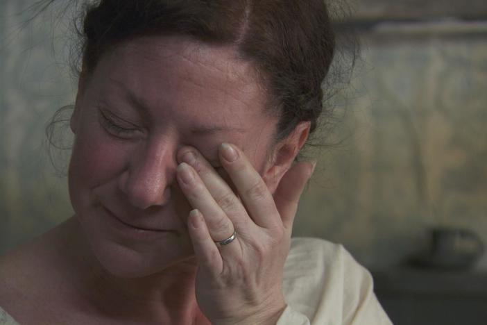 Mandy realizes what life was like for her own ancestors and it's a moving experience.