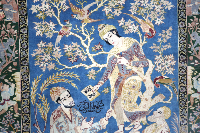 Appraisal: Persian Isfahan Rug, ca. 1945 from Green Bay, Hour 2.