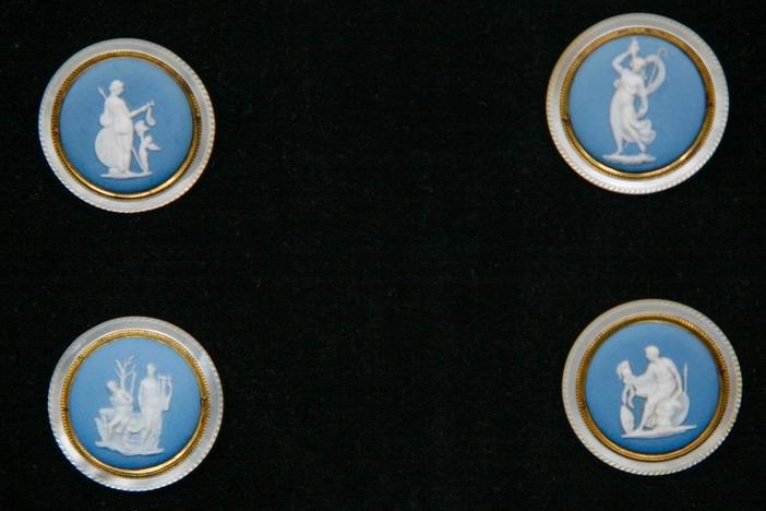 Appraisal: English Gentleman's Button Set, ca. 1805