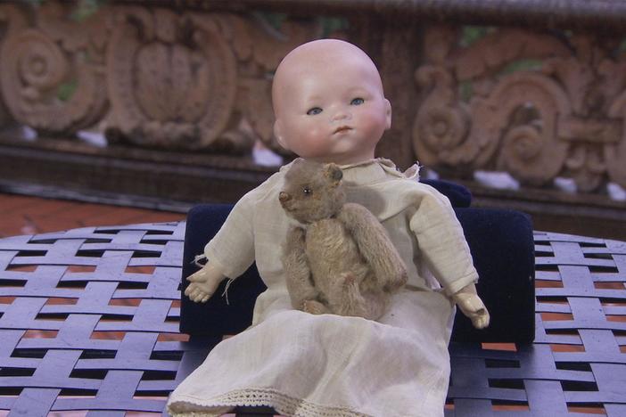 Appraisal: AM Dream Baby Doll & Steiff Bear, ca. 1919