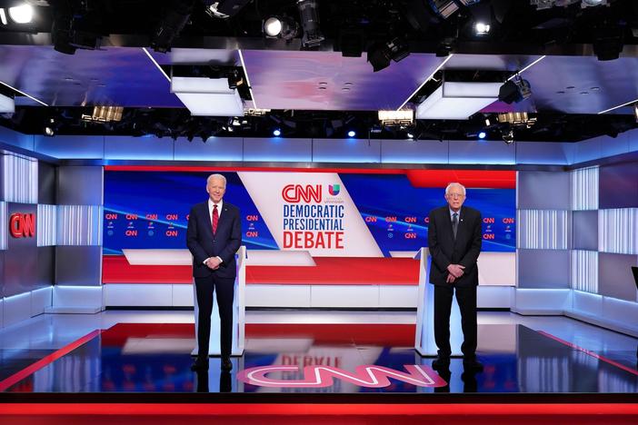 What Biden and Sanders said in their 1st head-to-head debate