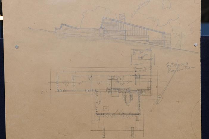 Appraisal: Frank Lloyd Wright Archive, ca. 1960, from Austin, Hour 1.