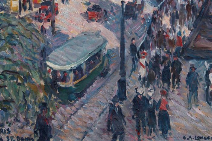 1919 Emil Artur Longen Oil Painting
