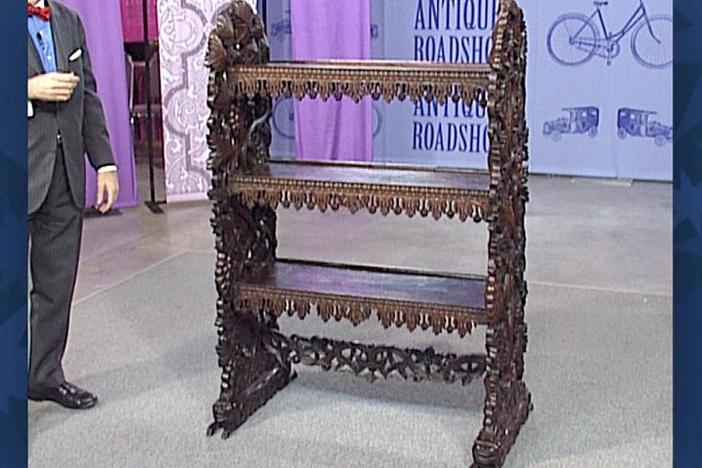 Appraisal: Goanese Serving Shelf, ca. 1860, from Vintage Toronto.